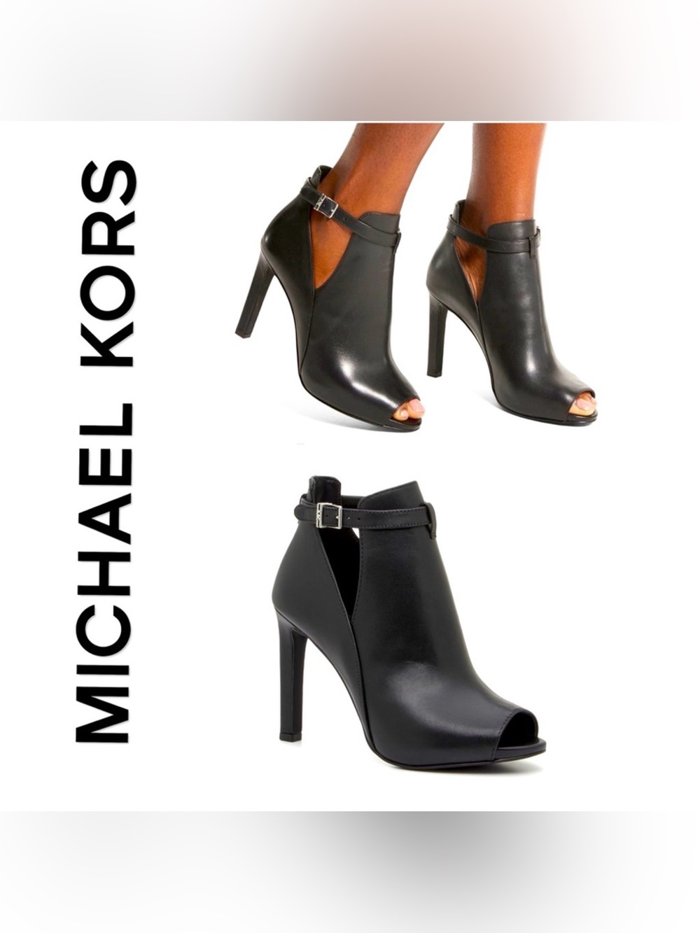 🌟🌟 Michael Kors High Heel Buckled Open Toe Shoes